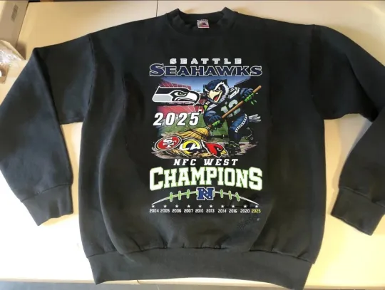 Seattle Seahawks 2025 NFC West Champions Sweatshirt