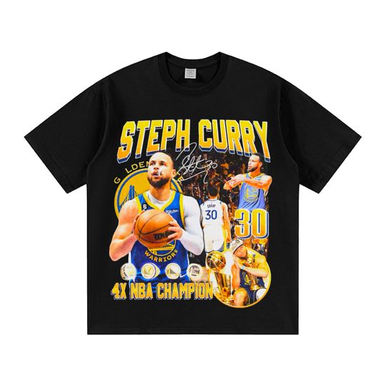 2025 Stephen Curry Print T-shirt Men's and women's fashion trend Comfortable loose  Fashion Streetwear For Sports Fans T-shirt