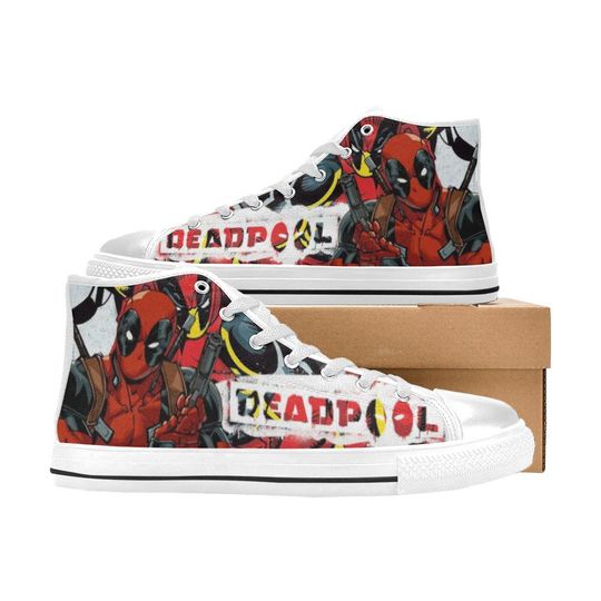 Deadpool High Top Shoes Sneakers for Men and Women