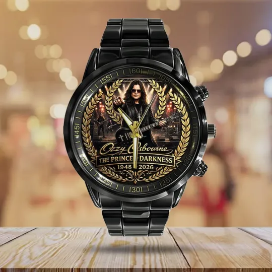 Discover Ozzy Osbourne Black Stainless Steel Watch