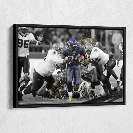 The Beast Quake Seattle Seahawks Wall Art Home Decor UnFramed Poster Print