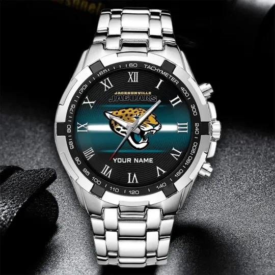 Discover Personalized Jacksonville Football Jaguarss Team Alloy Men Quartz Watch Gift