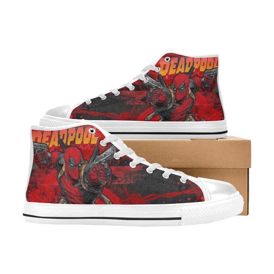 Deadpool High Top Shoes Sneakers for Men and Women