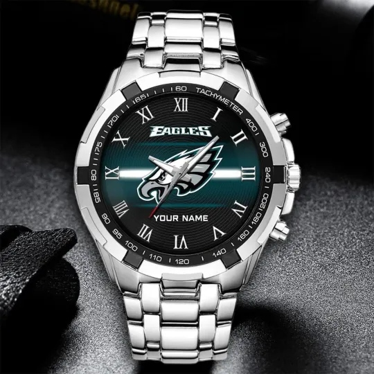 Discover Personalized Philadelphia Football Eagless Team Alloy Men Quartz Watch Gift