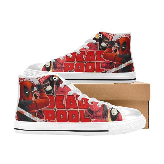 Deadpool High Top Shoes Sneakers for Men and Women