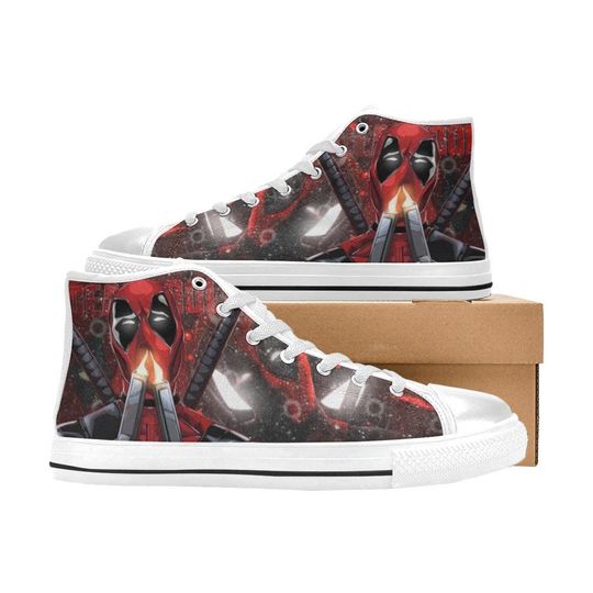 Deadpool High Top Shoes Sneakers for Men and Women