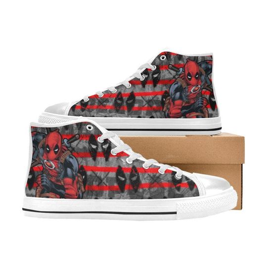 Deadpool High Top Shoes Sneakers for Men and Women
