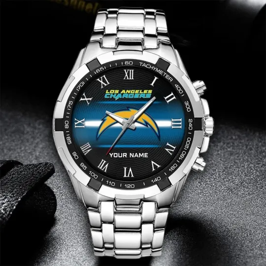 Discover Personalized Los Angeles Football Chargerss Team Alloy Men Quartz Watch Gift