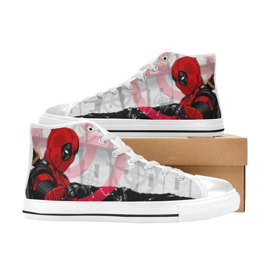 Deadpool High Top Shoes Sneakers for Men and Women