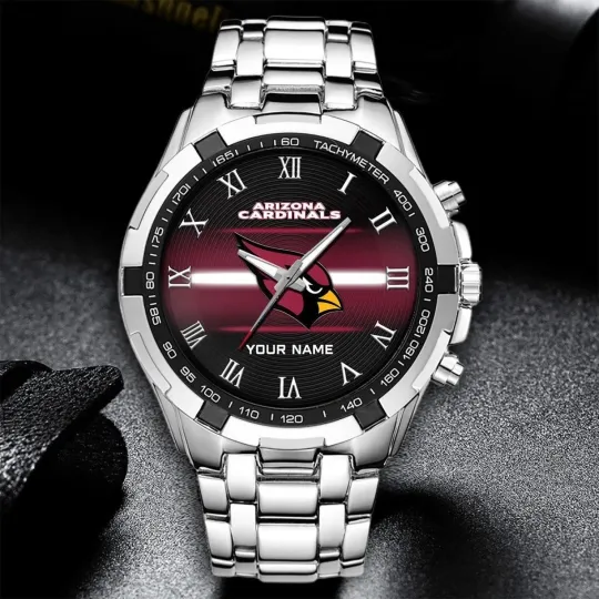Discover Personalized Arizonna Football Cardinalss Team Alloy Men Quartz Watch Gift