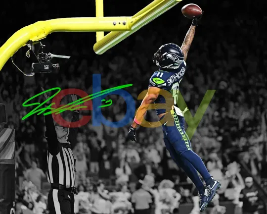 Jaxon Smith-Njigba Touchdown Dunk Seattle Seahawks Poster