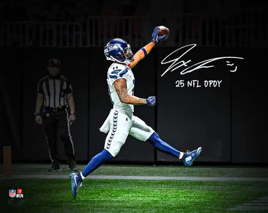 Discover JAXON SMITH-NJIGBA SIGNED REPRINT SEATTLE SEAHAWKS WR 8"x10" Photo