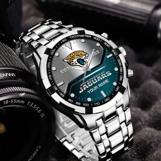 Discover Personalized Jacksonville Football Jaguarss Team Alloy Men Quartz Watch Gift