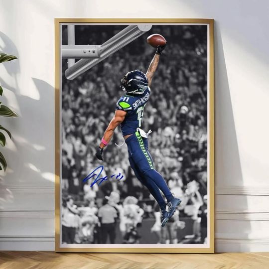 Discover Vintage Football Poster: Jaxon Smith-Njigba Gift For Fan