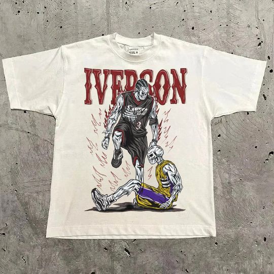 American Professional Basketball Star Sports Tee Shirt Homm Men Women Clothing Short Sleeve Round Neck Printing Pullover T-shirt