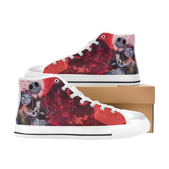The Nightmare Before Christmas High Top Shoes Sneakers for Men and Women