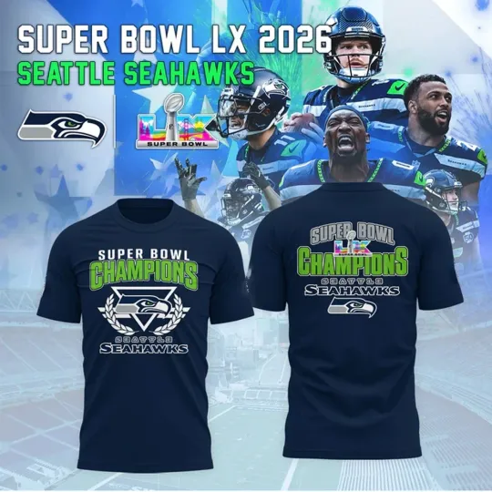 Discover Seattle Seahawks 2026 Champions Design Fan Gear Exclusive Graphic