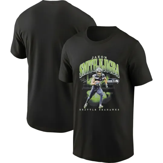 Discover Seattle Seahawks Jaxon Smith-Njigba #11 Player Hype T-Shirt