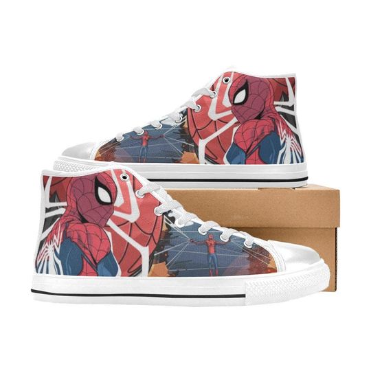 Spiderman High Top Shoes Sneakers for Men and Women