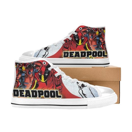 Deadpool High Top Shoes Sneakers for Men and Women