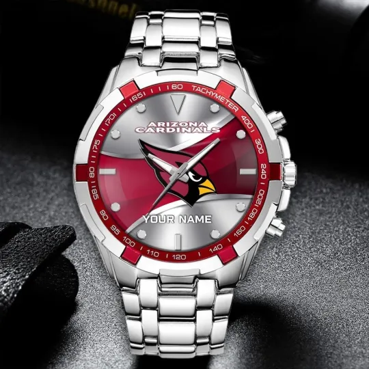 Discover Personalized Arizonna Football Cardinalss Team Alloy Men Quartz Watch Gift