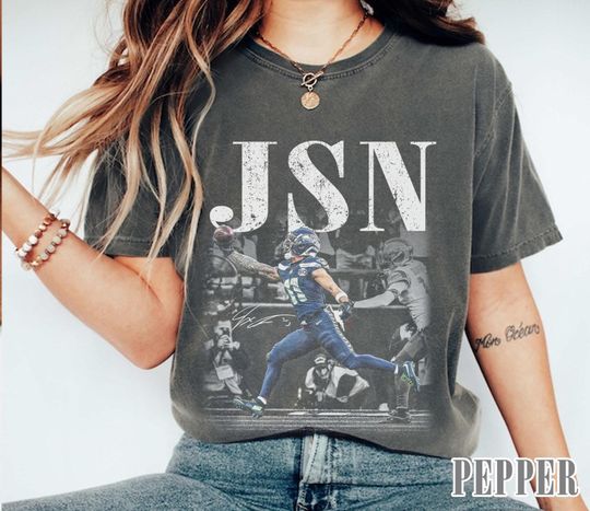 Discover JSN Vintage 90s Shirt , Jaxon Smith Njigba Tee , Seattle Football Merch