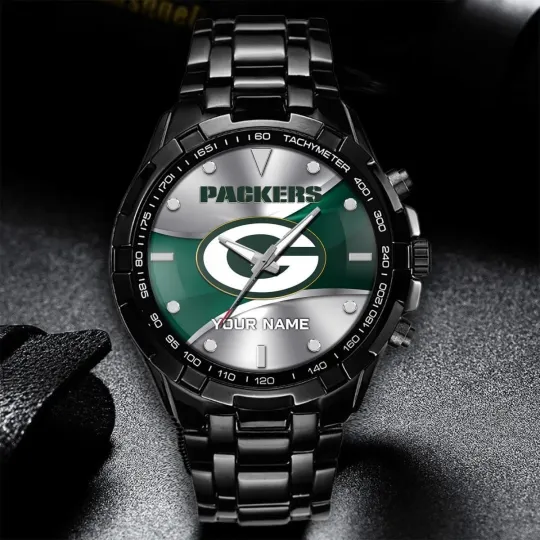 Discover Personalized Green Bay Football Packerss Team Alloy Men Quartz Watch Gift