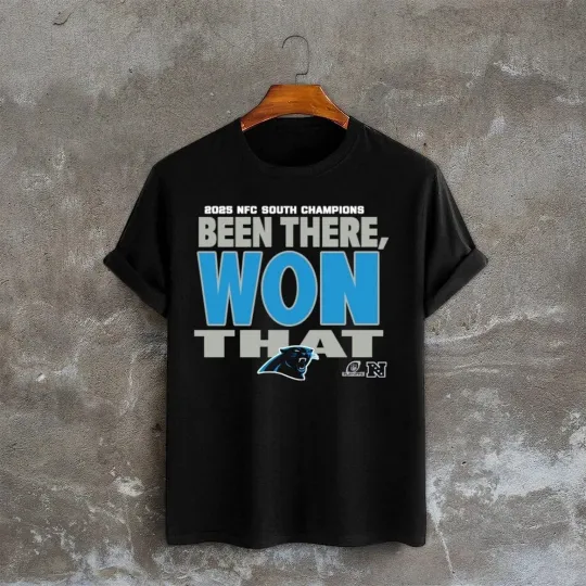 Carolina Panthers 2025 NFC South Champions T-Shirt Men Women