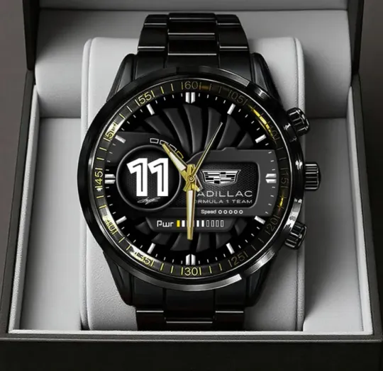 Discover Cadillac1 F1 Team Special Black Stainless Steel Watch