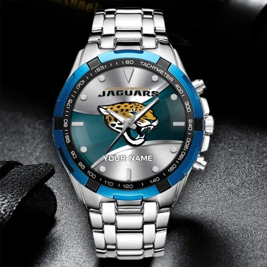 Discover Personalized Jacksonville Football Jaguarss Team Alloy Men Quartz Watch Gift