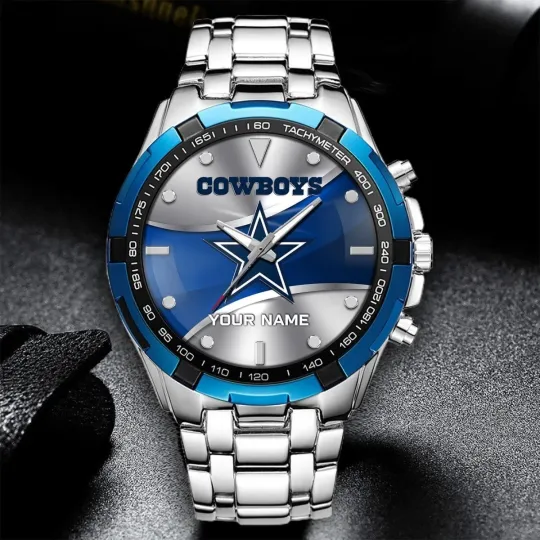 Discover Personalized Dallas Football Cowboyss Team Alloy Men Quartz Watch Gift For Him