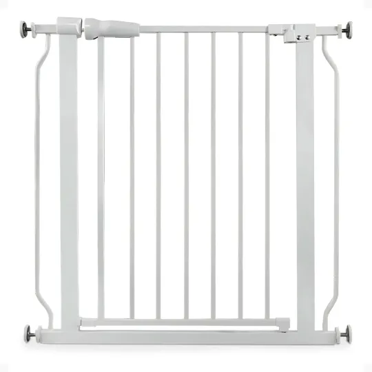 Discover BalanceFrom Walk-Thru Safety Gate for Baby and Pets, White (Open Box)