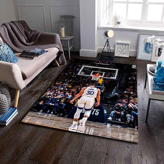 Discover Steph Curry Rug, Basketball Rug, Golden State Rug, Modern Rug, Anti-slip Rug, Living Room Rug, Teen Room Rug,  Rug, Unique Rug, Home Decor,