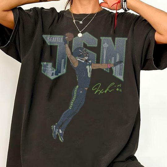 Discover Seattle Football JSN #11 Shirt, Jaxon Smith-Njigba Graphic Tee