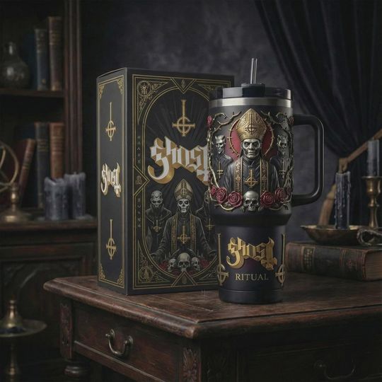 Discover Dark Ritual Gothic Insulated Cup 40oz Travel Mug Metal Band Fan Gift