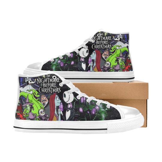The Nightmare Before Christmas High Top Shoes Sneakers for Men and Women