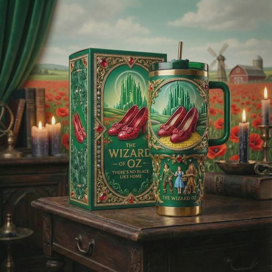 Discover Emerald City Fantasy Insulated Cup 40oz Travel Mug Movie Fan Gift