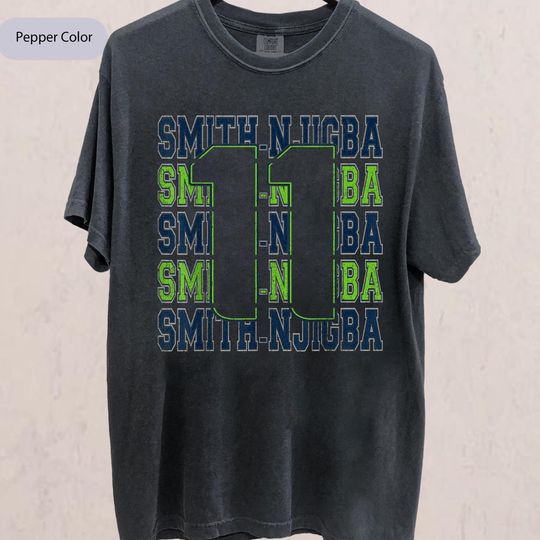 Discover Smith Distressed Njigba Sports Spirit Name No.11 Shirt