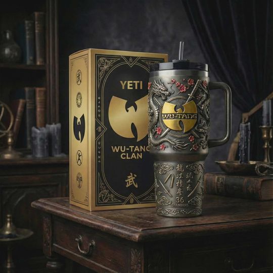 Discover Golden Dragon Martial Arts Insulated Cup 40oz Travel Mug Hip Hop Fan