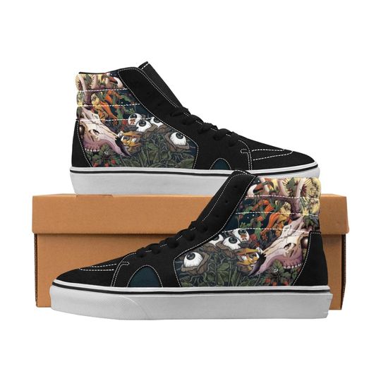 Discover Skull & Eyeball High Top Shoes Sneakers for Men and Women