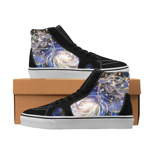 Discover Fabric Galactic High Top Shoes Sneakers for Men and Women