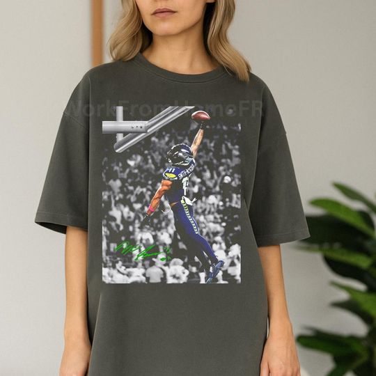 Discover Vintage Jaxon Smith-Njigba Football 90s Style Shirt Gift for Fans