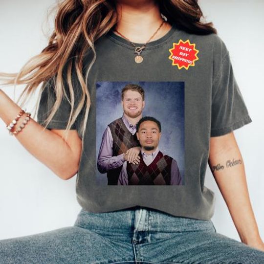 Discover Sam Darnold Jaxon Smith-Njigba Football Shirt, Seattle Step Bros Tee, Funny Football Gift Unisex Shirt