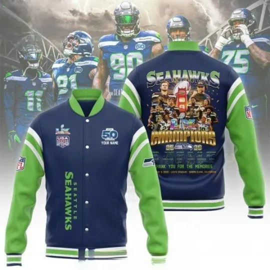 Discover Seahawks SB Champions 25-26 Jacket