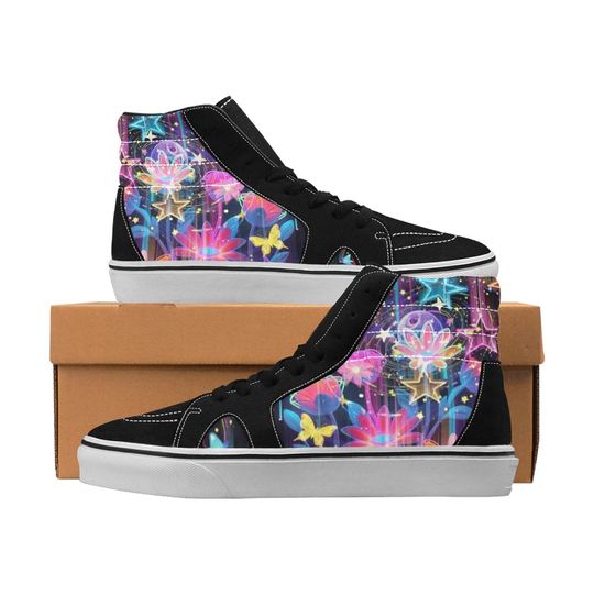 Discover Fabric High Top Shoes Sneakers for Men and Women