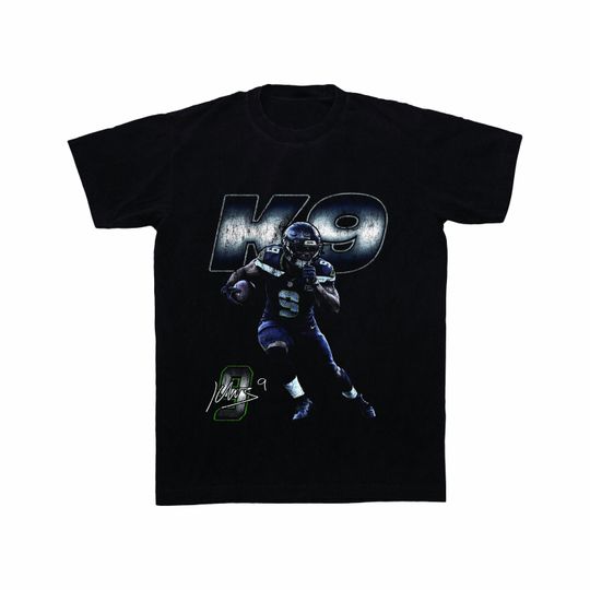 Discover K9 Kenneth Walker III 2026 Football Oversized Bootleg Tee