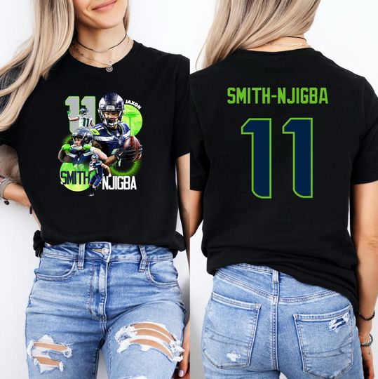Discover Jaxon Smith Njigba T-Shirt, Jaxon Smith-Njigba Football Shirt
