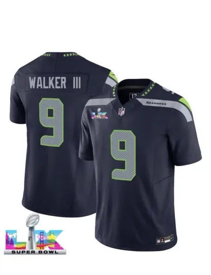 Seattle Seahawks Kenneth Walker III Super Bowl LX Jersey