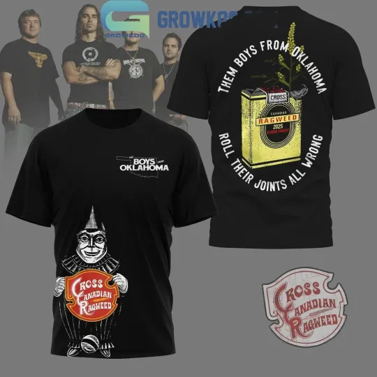 Discover Cross Canadian Ragweed 3D Collection All Size S to 5XL T-shirt CS598