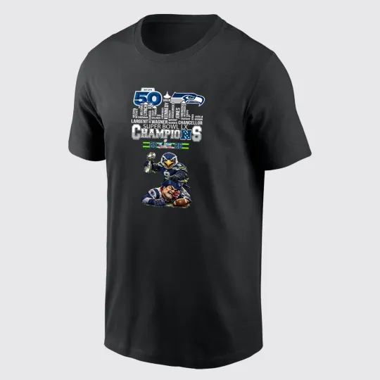 Discover Super Bowl LX Champions Seattle Seahawks T-Shirt
